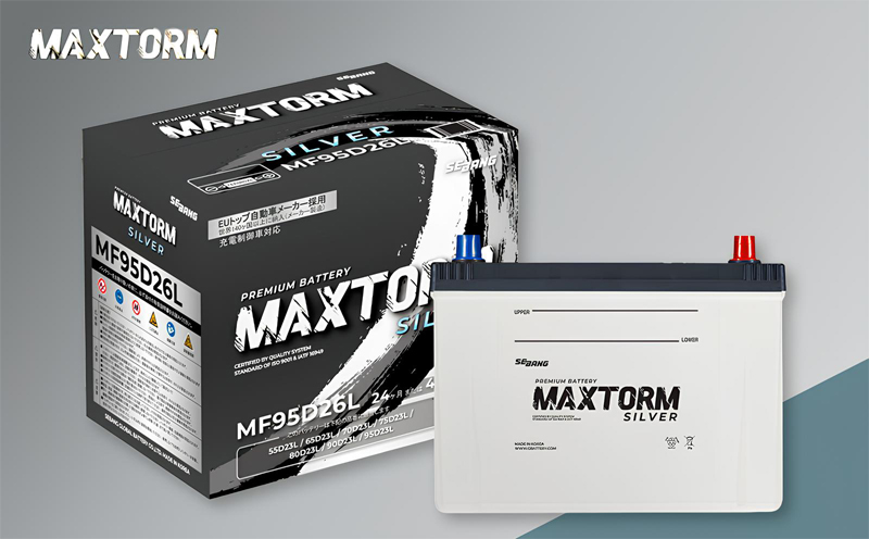マックストーム（MAXTORM）SILVERバッテリー